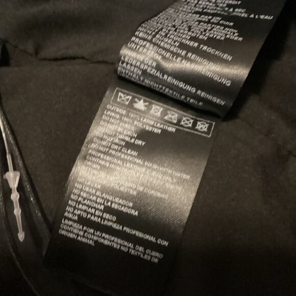 Ba&sh Melba Cognac Brown Lamb Leather Zip Front Mini Skirt M NWT $475 - Picture 11 of 13